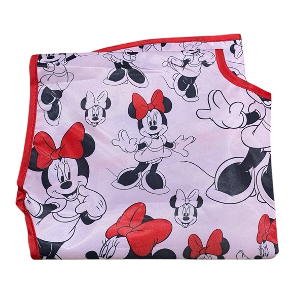 Disney Minnie Mouse Red and White Bib. Like new! - Picture 7 of 8